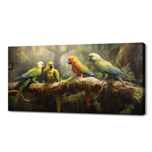 Colourful parrots family - parrots,