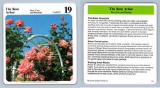 The Rose Arbor #12 Roses - My Green Gardens 1987 Cardmark Card