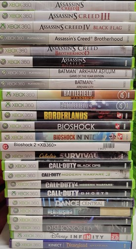 Xbox 360 video games - , used