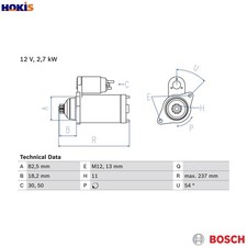 STARTER 0 986 020 591 FOR