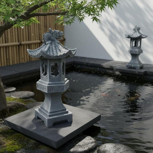 Solar pagoda lantern - pagoda,