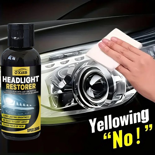 Car headlight restoration - headlight, kit