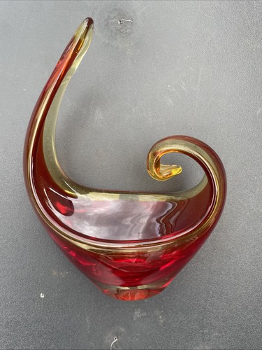 Murano italian glass bowl - italian,