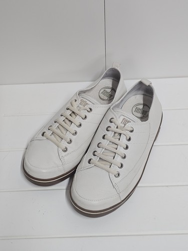 Fitflop white leather - fitflop,