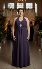 Ladies Maxi Dress Rhinestones