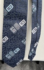 Mens Navy Blue Textured