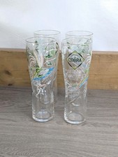 Set of 4 Official Cobra Beer Glasses - 1 Pint Branded Pub Glass Home Barware