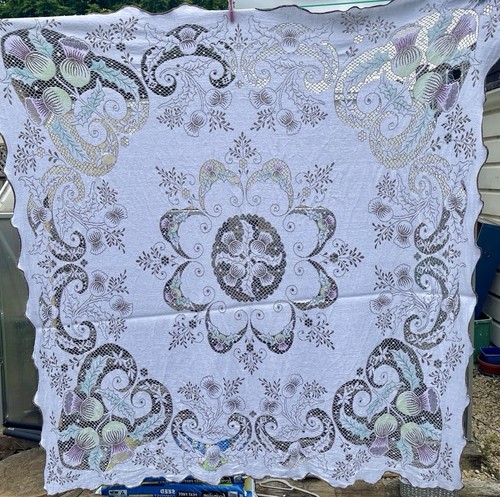 Vintage lacy thistle - vintage,