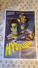 HYSTERIA Hammer Horror Original US One Sheet Poster 27" X 41"