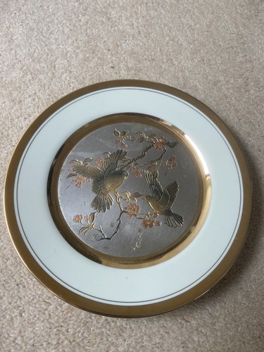 Chokin art plate 24k - chokin,