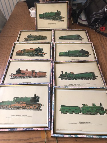 Vintage framed steam - 9,