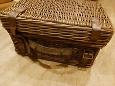 Antique Coracle Classic Car Picnic Basket