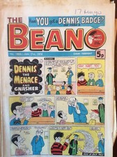Box j rare Beano Comic No 1853