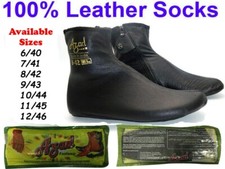 New Azad Leather Zipper Socks