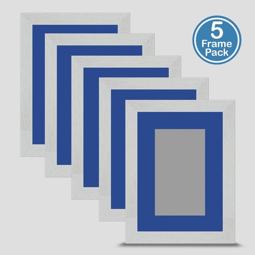 Photo frame white 7x5 inch - white,