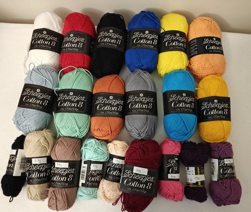 Approx 800g scheepjes cotton - 800g, 8