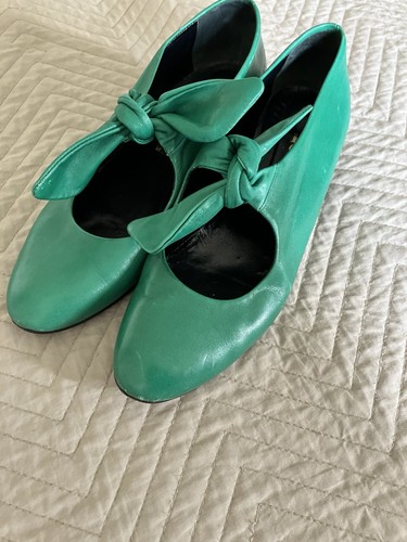 Vintage hobbs green leather - hobbs,