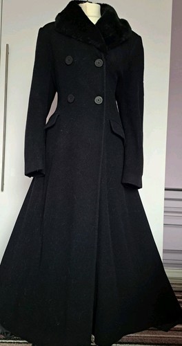 Laura ashley coat black - laura,