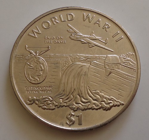 1997 liberia coin - liberia, $1