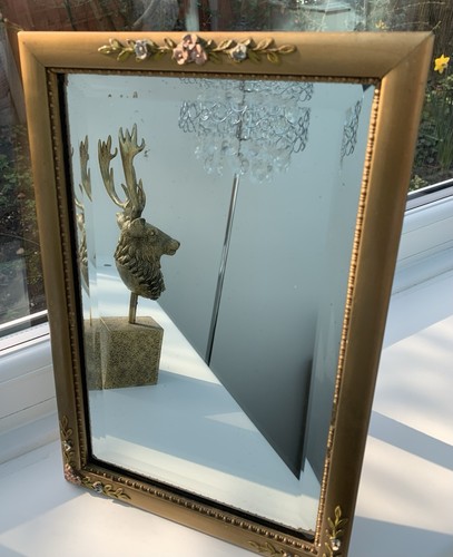 Barbola vintage easel mirror - vintage,