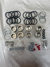 Stainless Steel Pistons X8 & Seals & Shims  To Fit AP Princess 4 Pot Calipers V