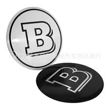 For Mercedes Benz BRABUS 9cm rear trunk emblem Front badge modified to B sticker