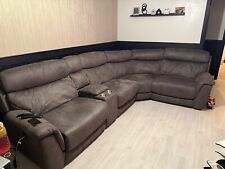Ronan Corner sofa with electric recliners and console Unit from DFS