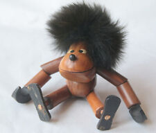Vintage Jointed Wooden Gorilla Figure - Bolling Era