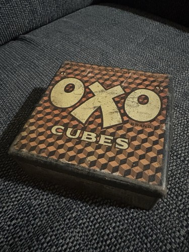 Oxo cubes vintage tin - oxo,
