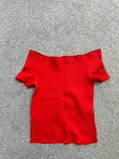 Ladies ( Matalan ) Short Sleeved Top ( Size: UK 16 ) Colour: Red