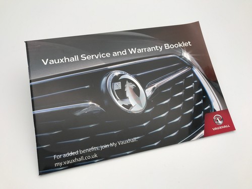 Vauxhall service book - service, all