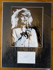 'BONDIE' Debbie Harry Autographed Display Hand-Signed By Debbie Harry COA