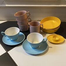Vintage Melamine Bundle Melamex Melaware Gaydon Campervan Camping Cup Plates