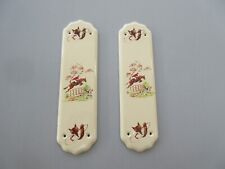 2 vintage fox & hounds hunting