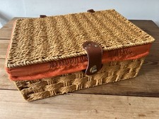 Alfred Button Hamper Strong Woven Basket