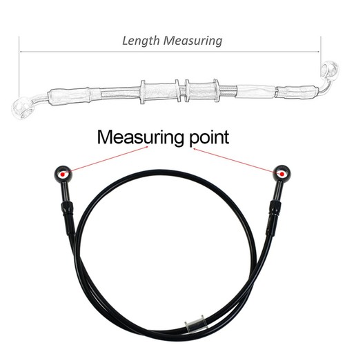 An3 braided brake hose - brake,