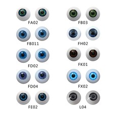 2 Pairs Half Round Acrylic