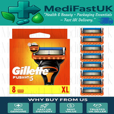 Gillette Fusion5 Razor Blades Refills 8 Pack – Genuine Original Cartridges NEW