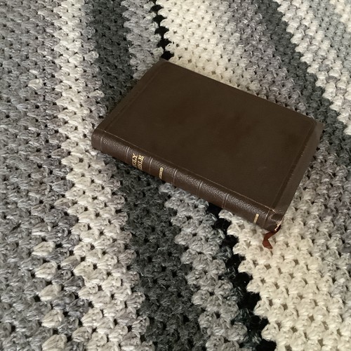 Brown leather bible - brown,