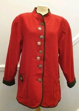 Vintage Ursl Trachten Red Wool