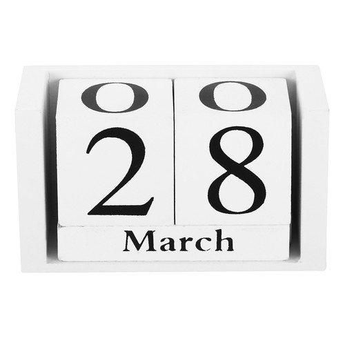 Wooden block perpetual - wooden,