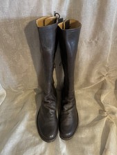 Fiorentini + Baker  Emma Leather Lace-Back/Zip Knee-high Boots Brown -Size 39(6)