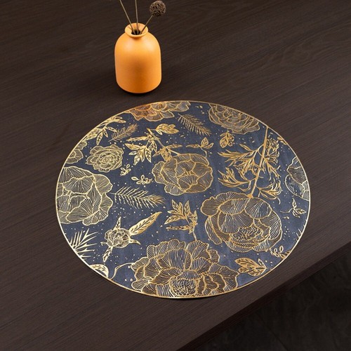 2pcs flower placemats place - 2pcs,