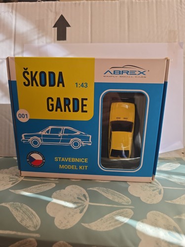 Skoda fabia model car kit - model,