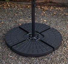 Factory Seconds: 70kg 4 PCS Garden Cantilever Banana Parasol Base Weights Set