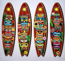 4pcs surfboard tiki - , 2d