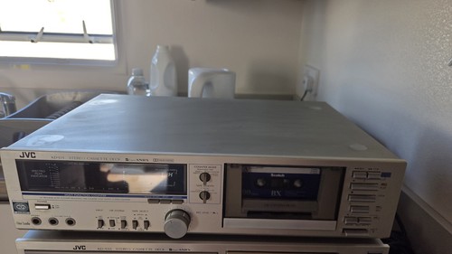 Jvc silver cassette tape - jvc,