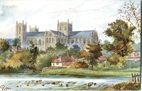 Ripon cathedral tuck oilette - ripon, 'oilette'