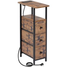Slim Bedside Table with