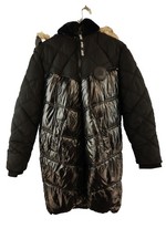 RIVER ISLAND Black Padded Coat